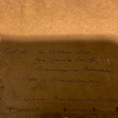 Wilhelm Schorn Blyantstegning