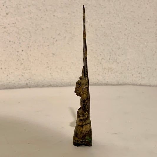 Phra Chian Rung buddha i forgyldt bronze, Thailand, fra 1800 tallet