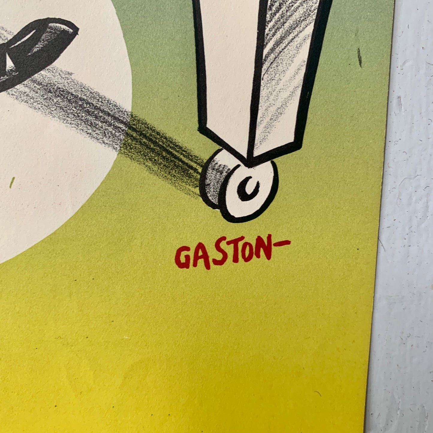 Original Dane &amp; Baxsen clown poster, from the 1960s.