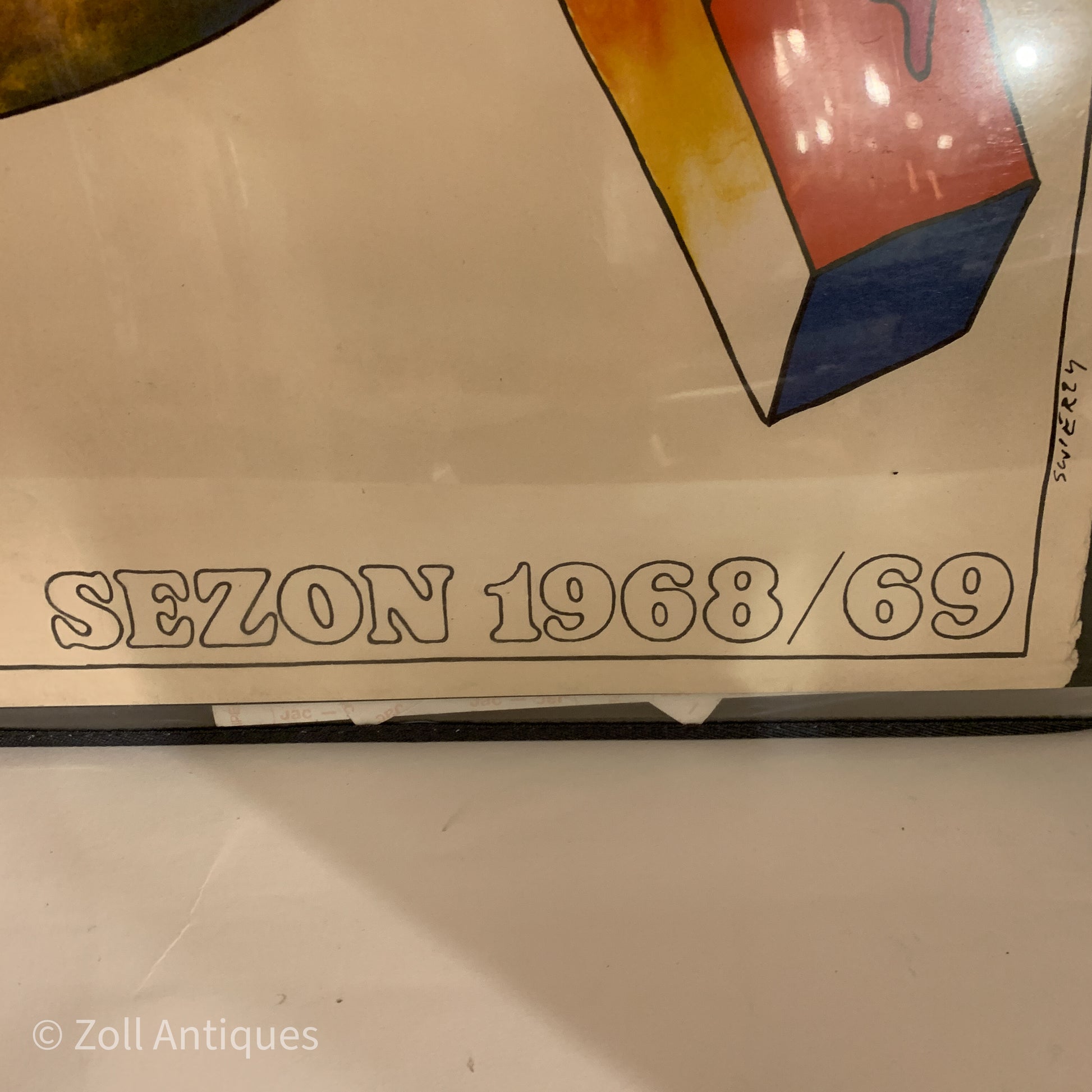 Original Waldemar Swierzy plakat fra 1968