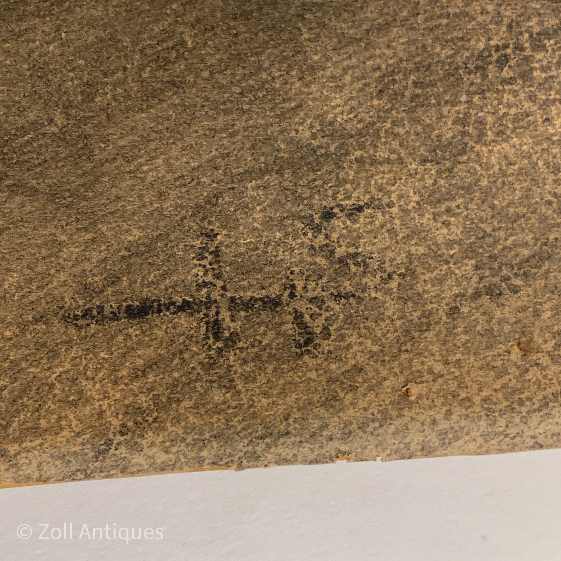 Henrik Schouboe (f.1876-1949) original portræt kultegning