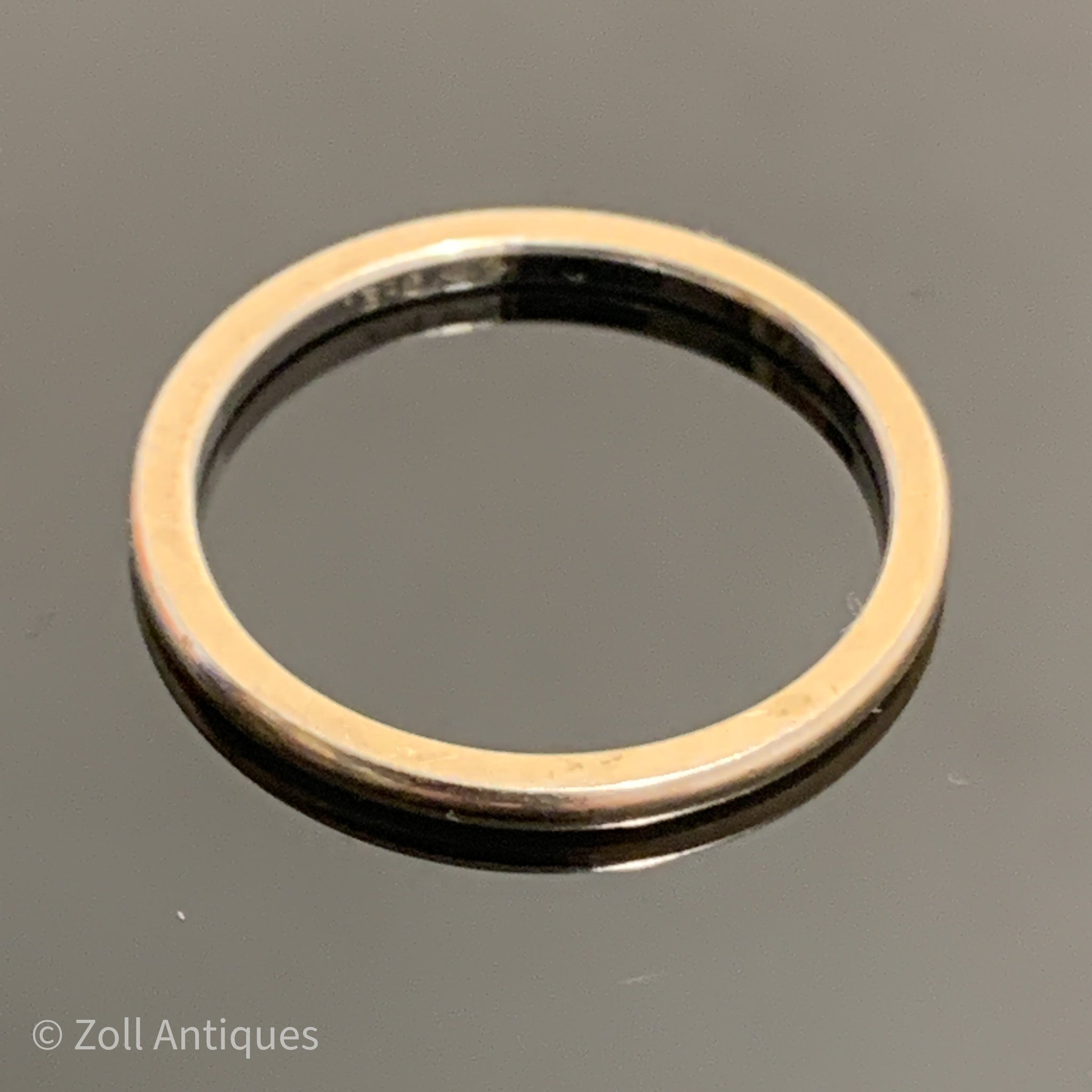 Bent Eriksson, 14 karat hvid guld ring
