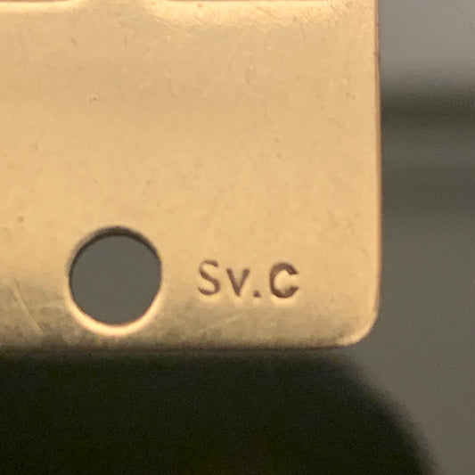 Sv.Christensen (1958-68.)kadaver skilt i guld