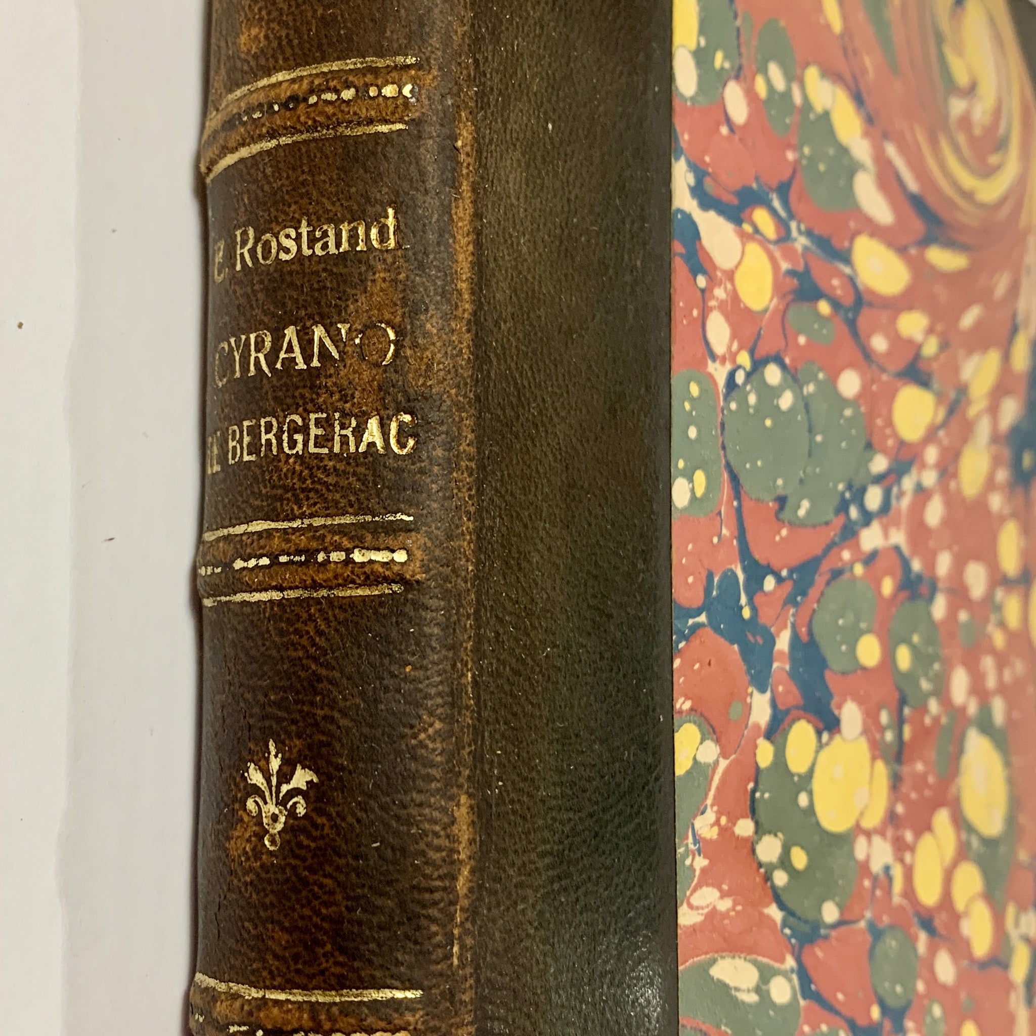 Edmond Rostrand, Cyrano de Bergerac, 1898, 1.Udgave, 1. Oplag. Antikvarisk fransk bog.