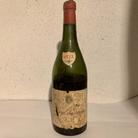 Gevrey-Chambertin 1933 vintage Burgundy red wine