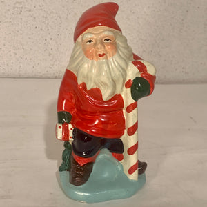 Ældre jule nisse i keramik, fra midt 1900tallet.