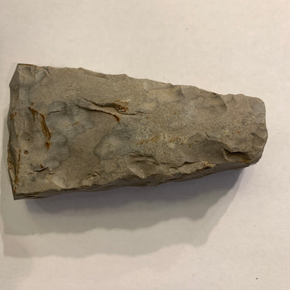 Dansk oldsag. Flintøkse fragtment. Yngre stenalder.