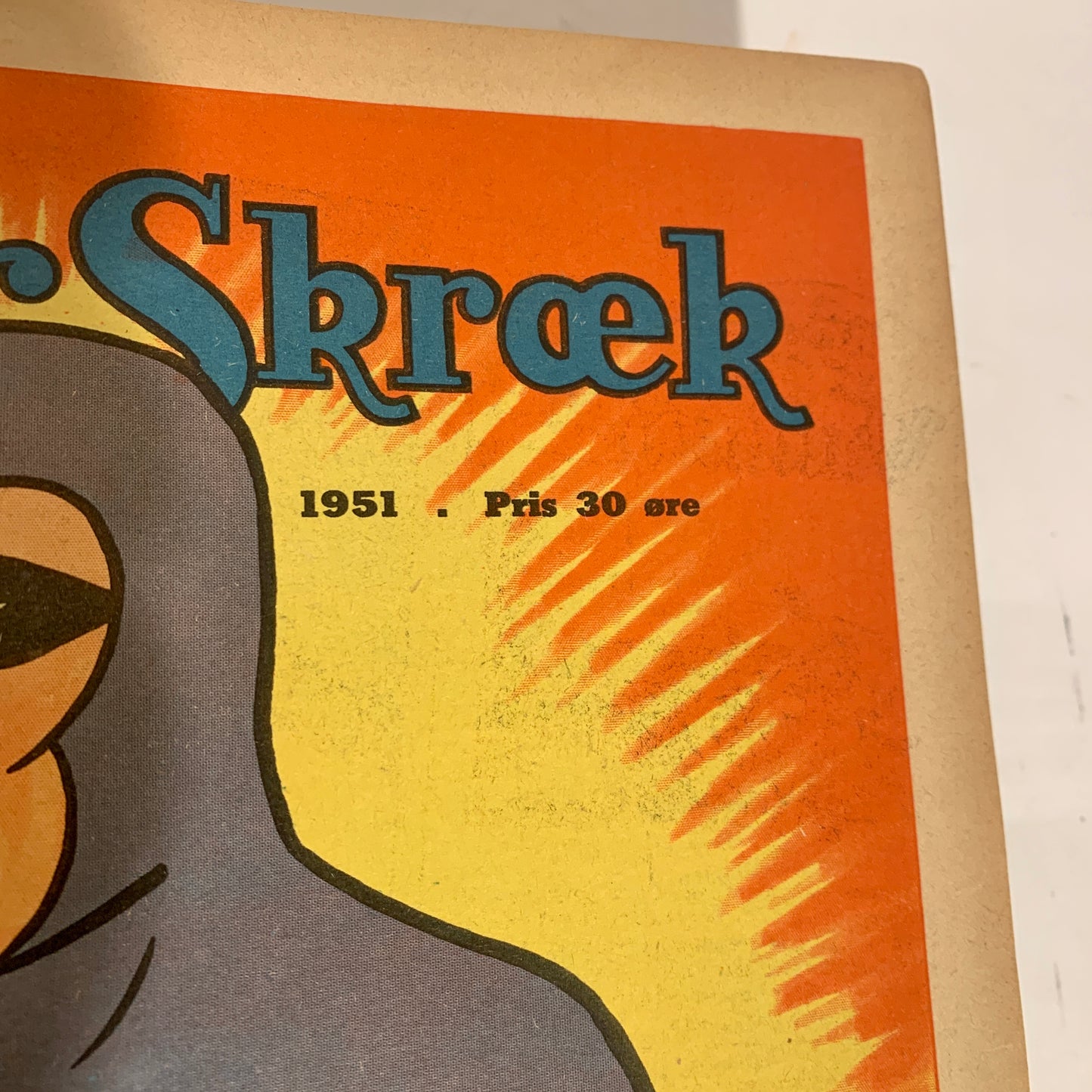 Skipper Skræk 1951 nr.1-52, 1.Udgave 1.Oplag, samlet i læderindbundet bog.