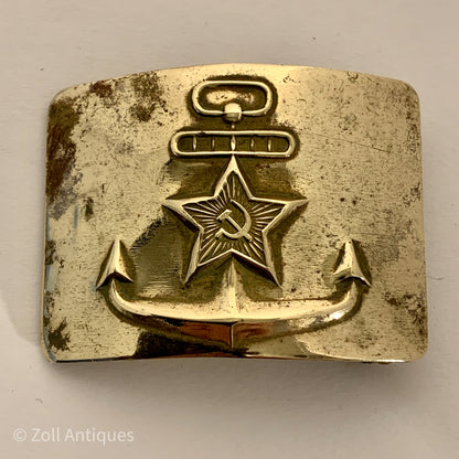 Original vintage Sovjet USSR Navy bæltespænde