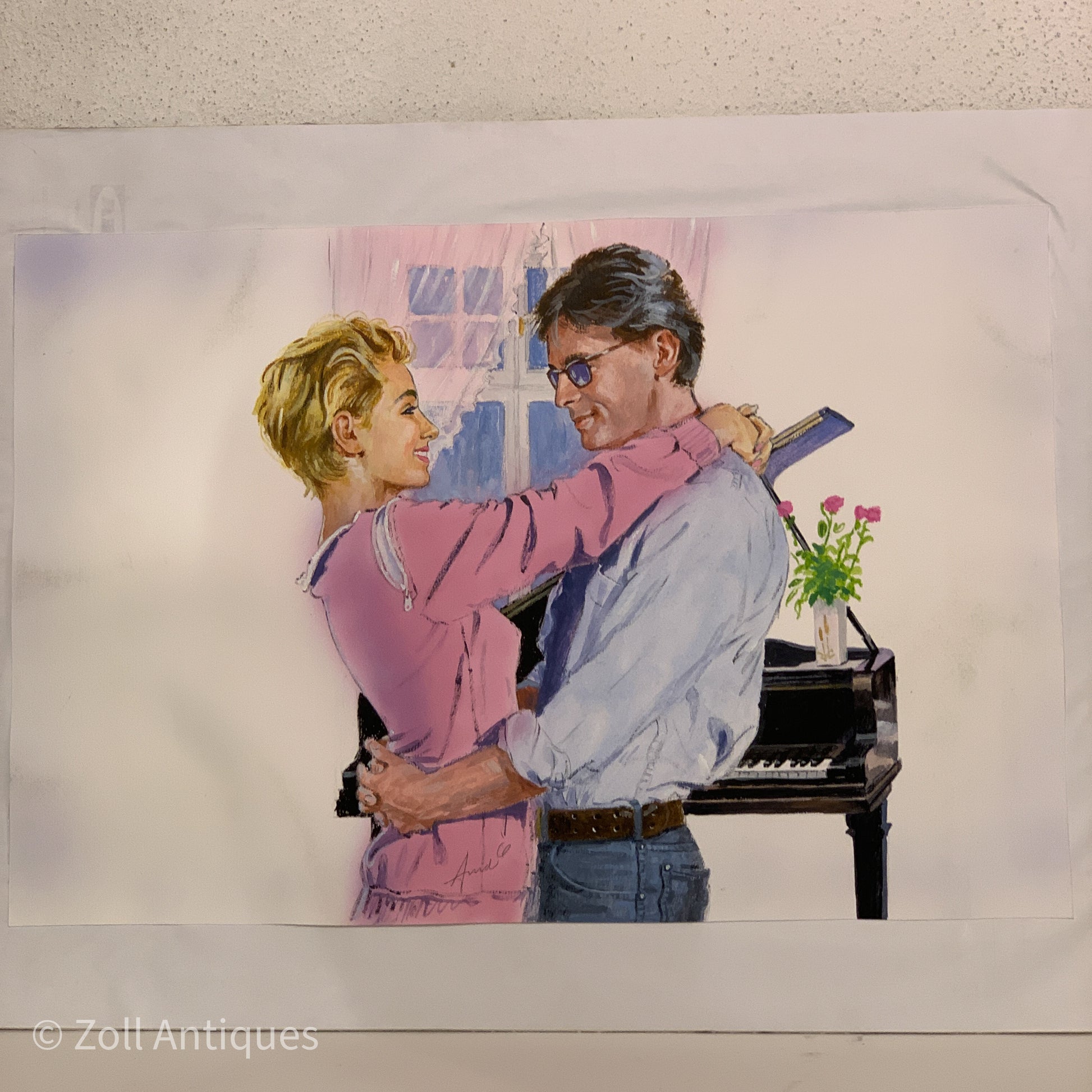 Mogens Amdi Thorsen. Gouache på papir