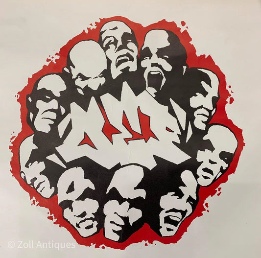 Original 1987 Graffiti galleri Ovengaden plakat