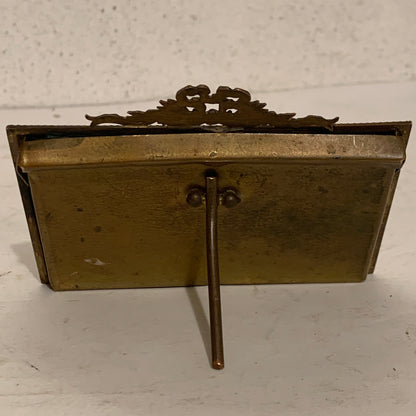 Antique French bronze frame, from the 19th century.