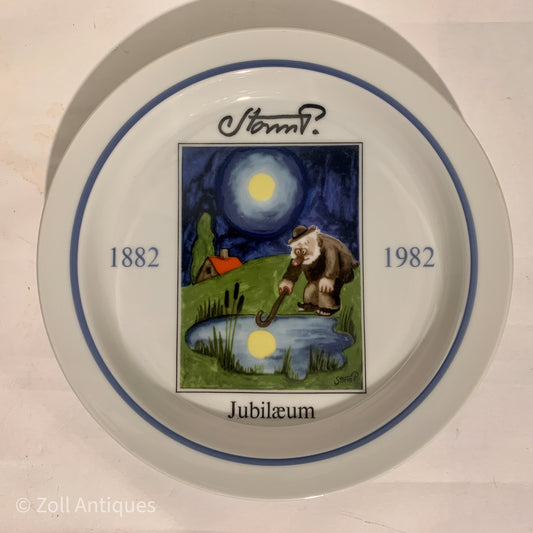 Storm P. 100 års jubilæum platte, Royal Copenhagen.