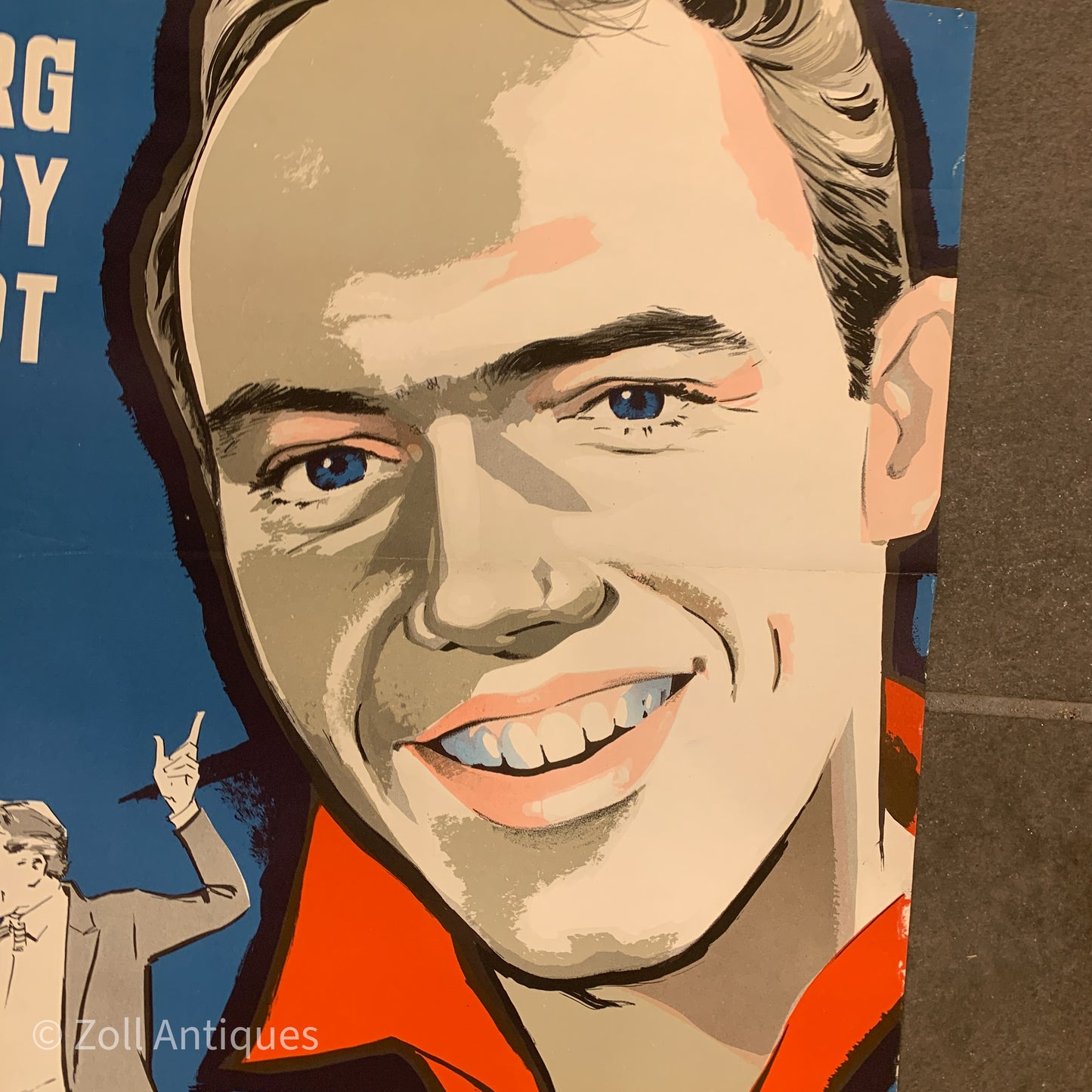 Original dansk Otto Brandenburg film plakat, fra 1961.