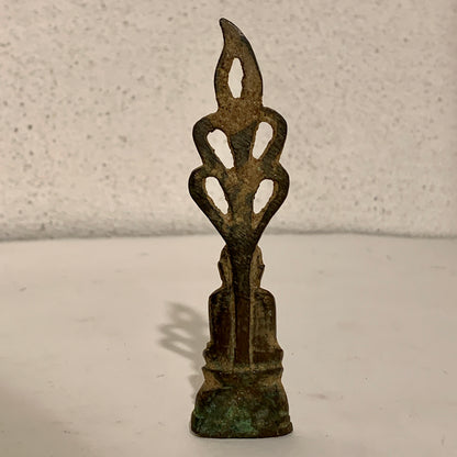 Phra Chian Rung Buddha in gilded bronze, Thailand, from the 19th century