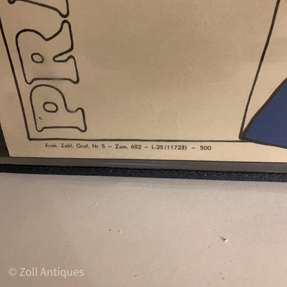 Original Waldemar Swierzy plakat fra 1968