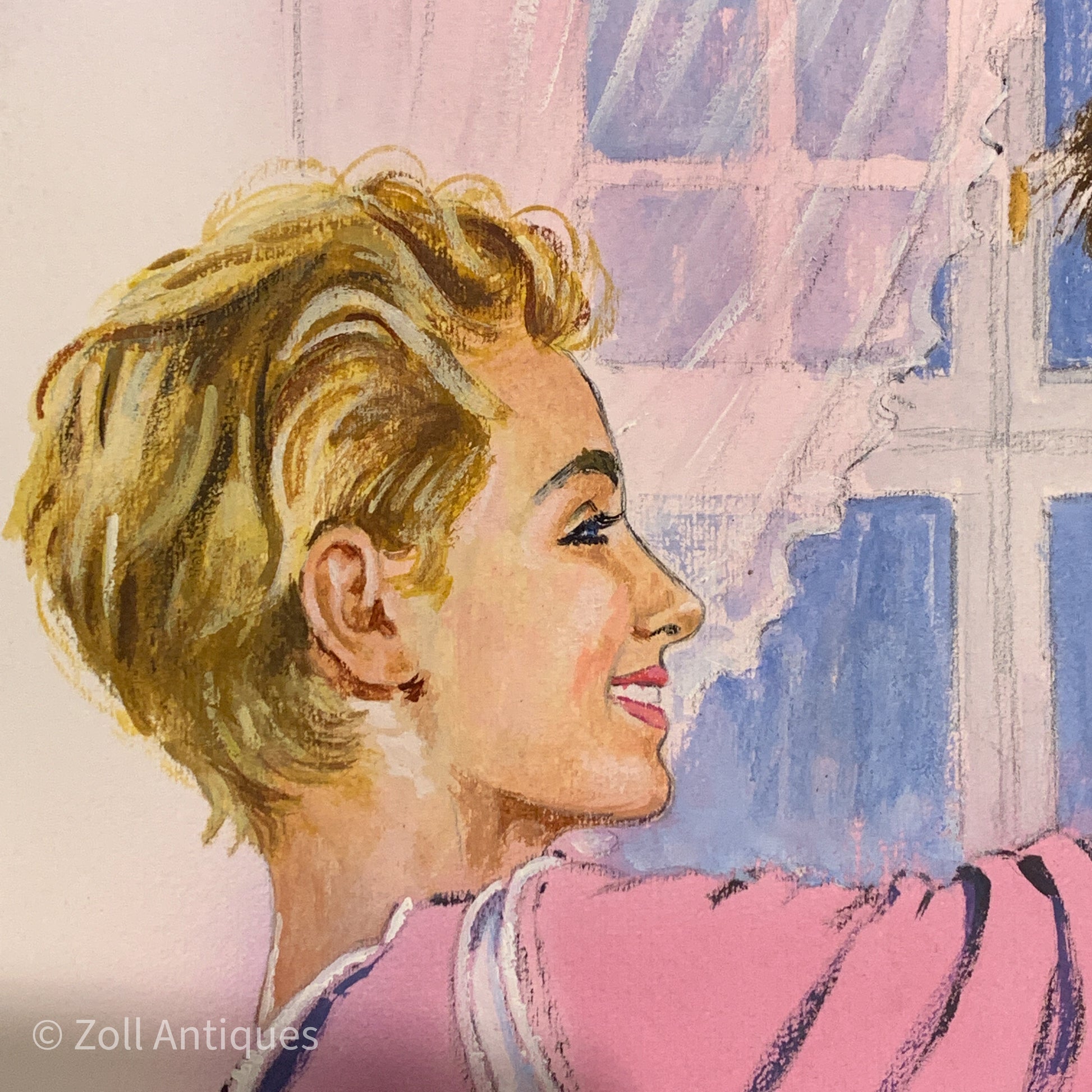 Mogens Amdi Thorsen. Gouache på papir