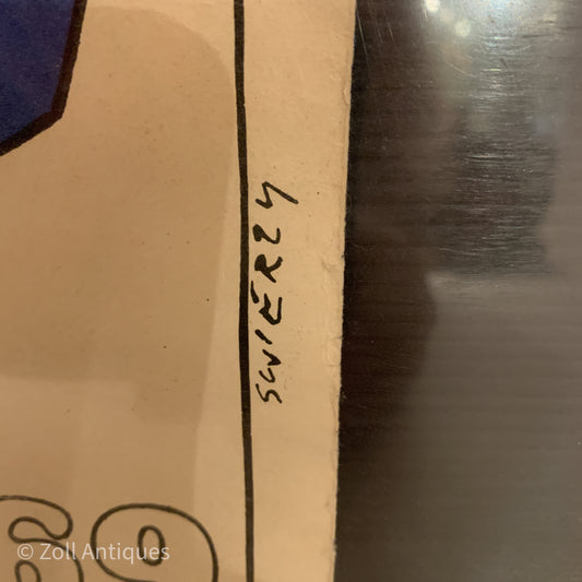 Original Waldemar Swierzy plakat fra 1968