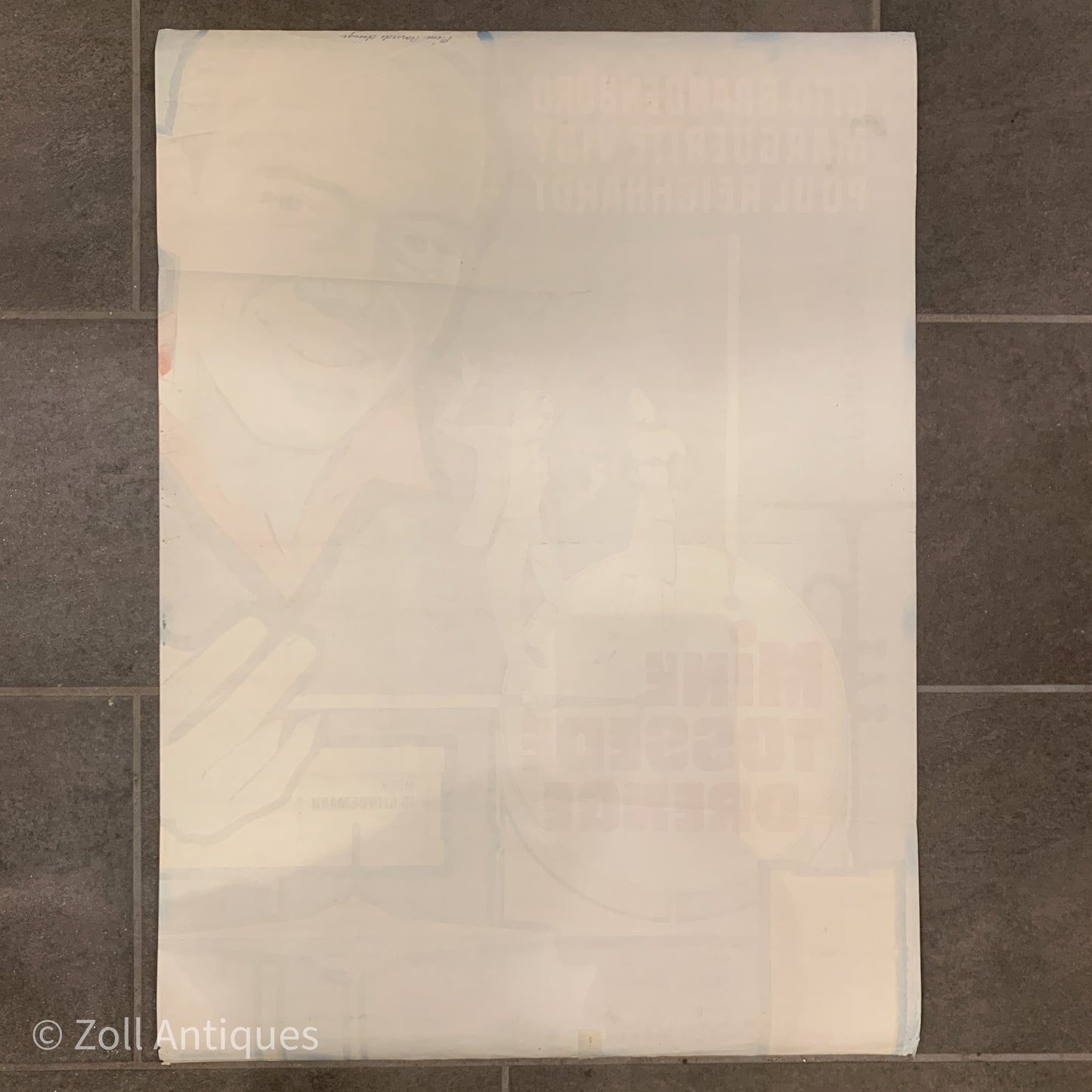 Original dansk Otto Brandenburg film plakat, fra 1961.