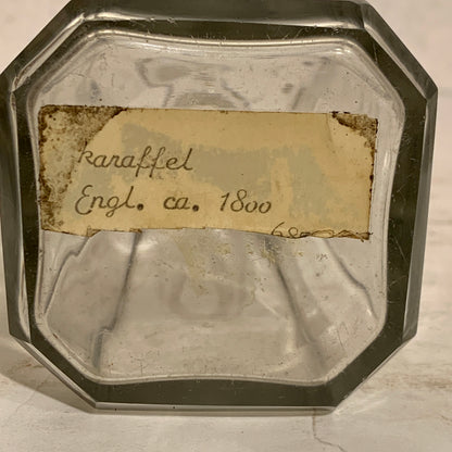Antik Georgiansk glas karaffel, England ca. år 1800.