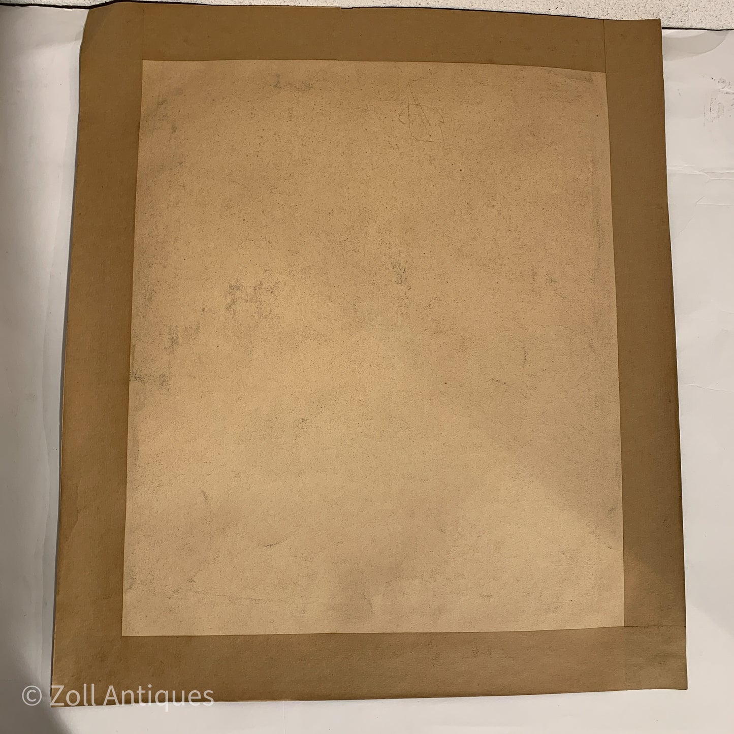 Henrik Schouboe (f.1876-1949) original portræt kultegning.