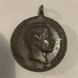Dansk militær: miniature erindringsmedaljen for krigen 1864