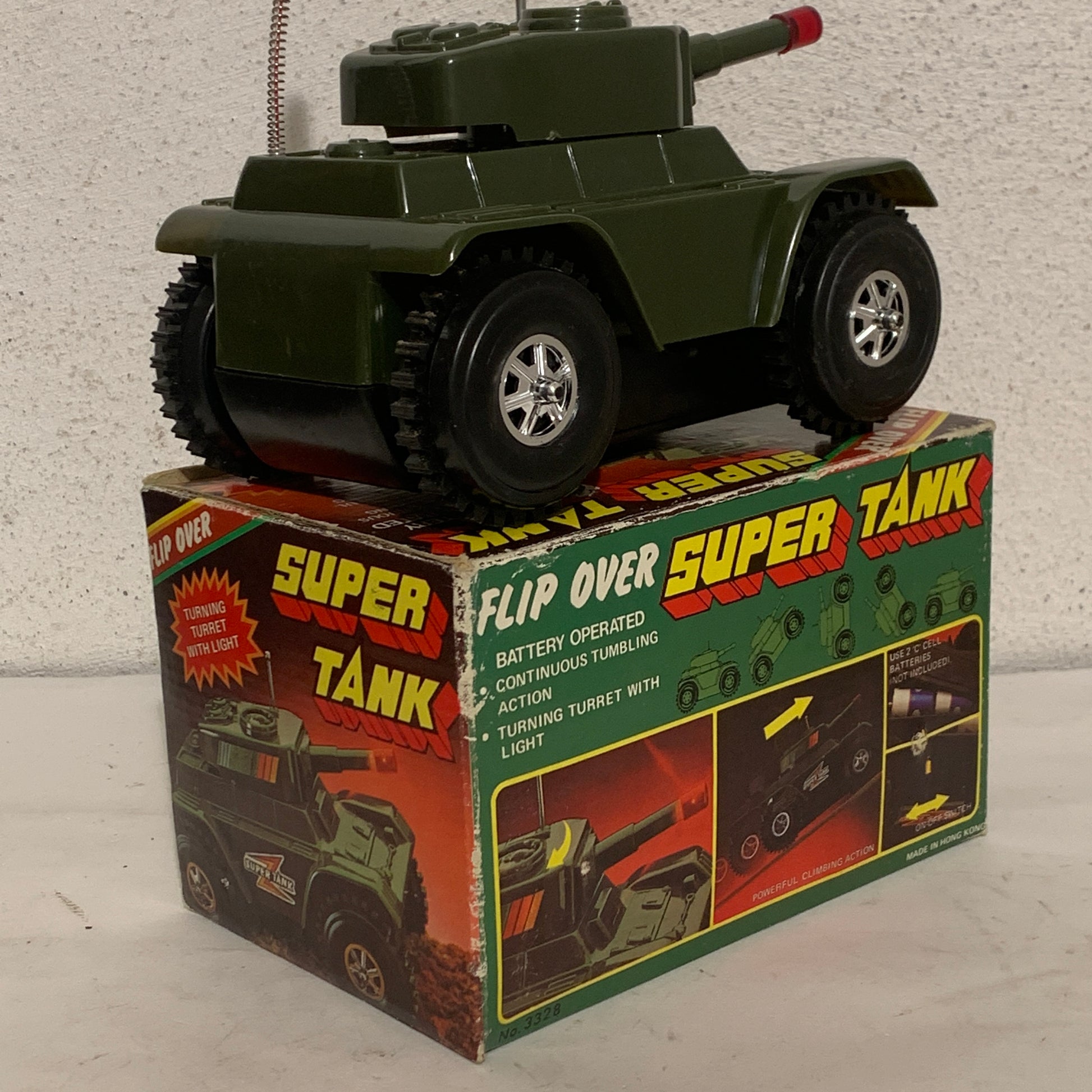 Flip Over Super tank, i original æske, fra 1970erne