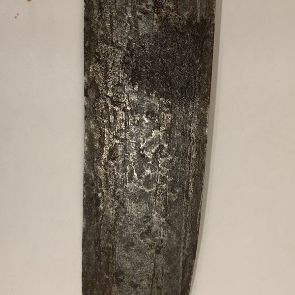 Antik Indonesisk Klewang sværd med ægte sølv ornamentik, fra 1800 tallet