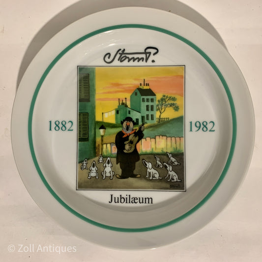 Storm P. 100 års jubilæum platte, Royal Copenhagen