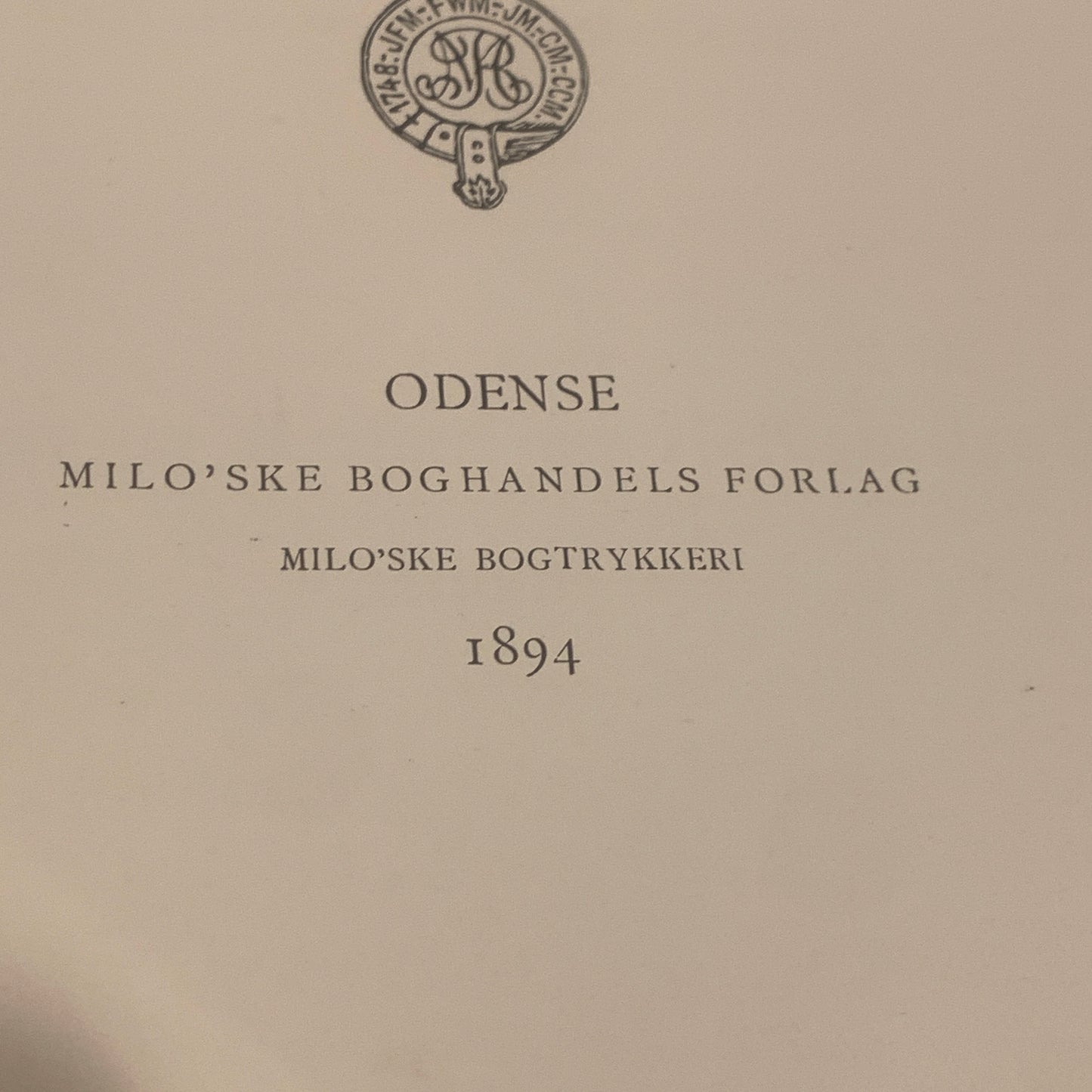Our Father, Danish book by Chr. Richardt, from 1894. Second edition.