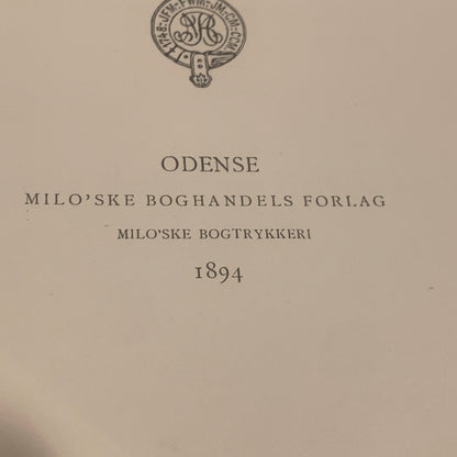 Our Father, Danish book by Chr. Richardt, from 1894. Second edition.