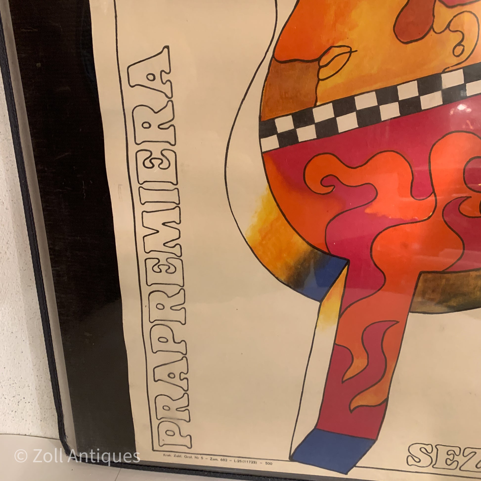 Original Waldemar Swierzy plakat fra 1968