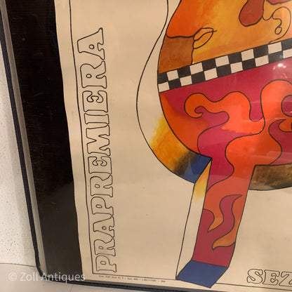 Original Waldemar Swierzy plakat fra 1968