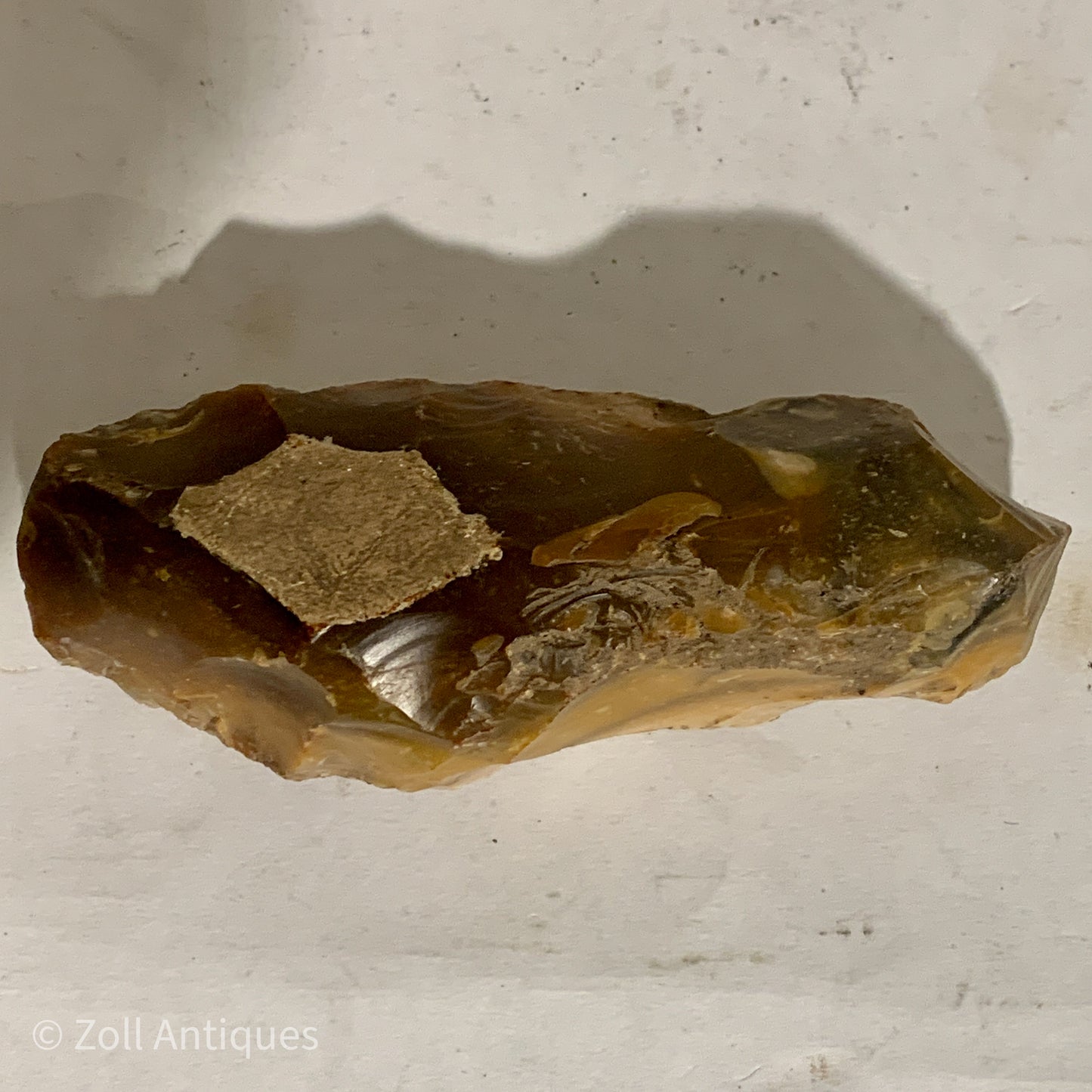 Dansk oldsag, Kerneøkse i flint. Jæger stenalder.