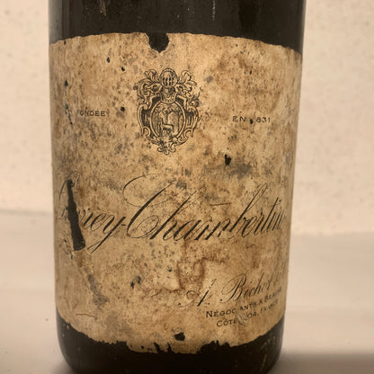 Gevrey-Chambertin 1933 vintage Burgundy red wine