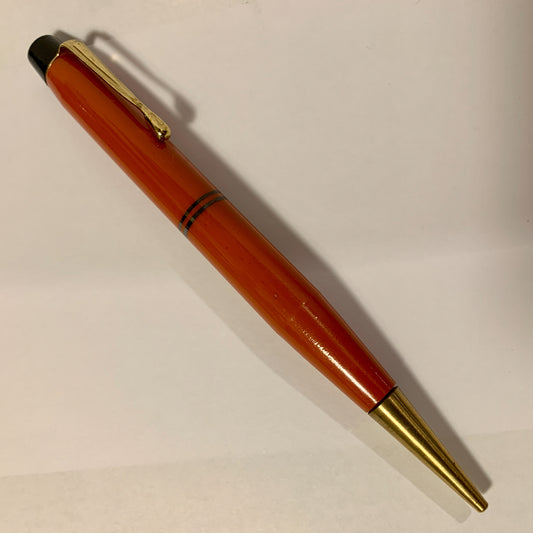 Vintage Danish coral red pencil from the mid 1900s