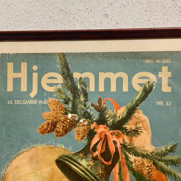 Original “Hjemmet” forside, fra 24.December 1940. Julepige.