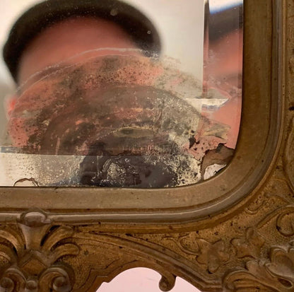 Antik Fransk Napoleon 3 Bordspejl