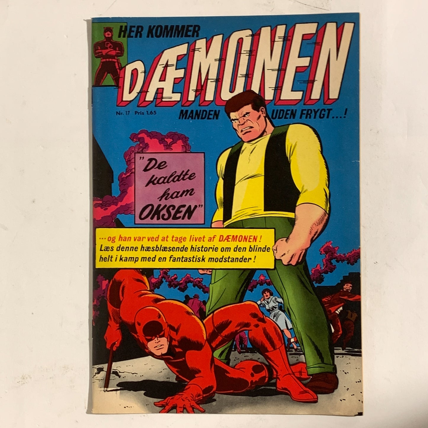 Dæmonen nr.17 1967 er en dansk tegneserie fra 1967, som viser en superhelt i en action-pakket historie. Billedet viser en scene, h