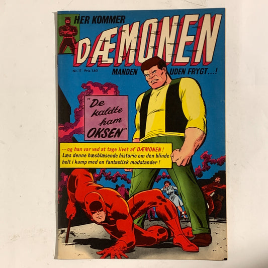 Dæmonen nr.17 1967 er en dansk tegneserie fra 1967, som viser en superhelt i en action-pakket historie. Billedet viser en scene, h