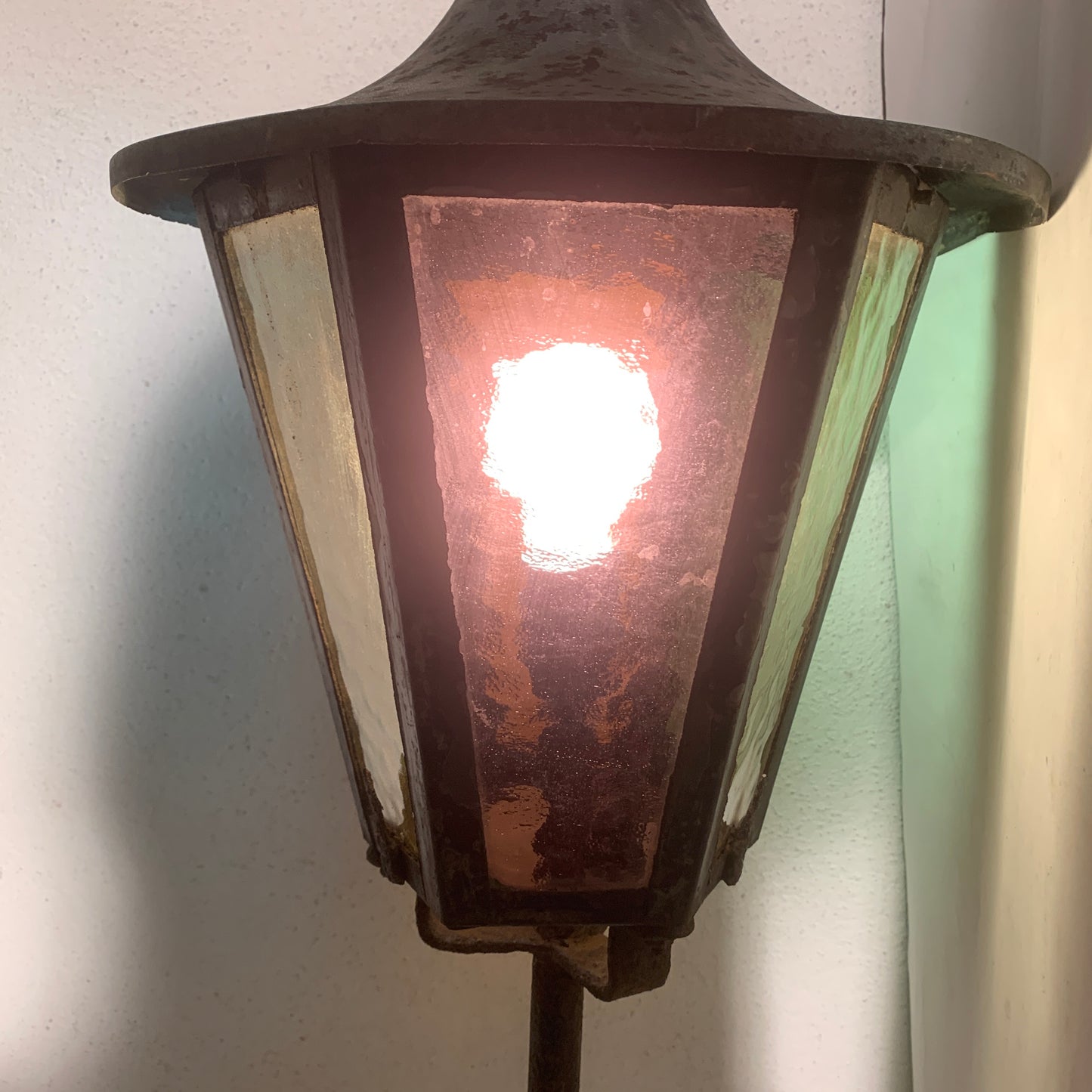 Vintage street lamp from the early 1900s