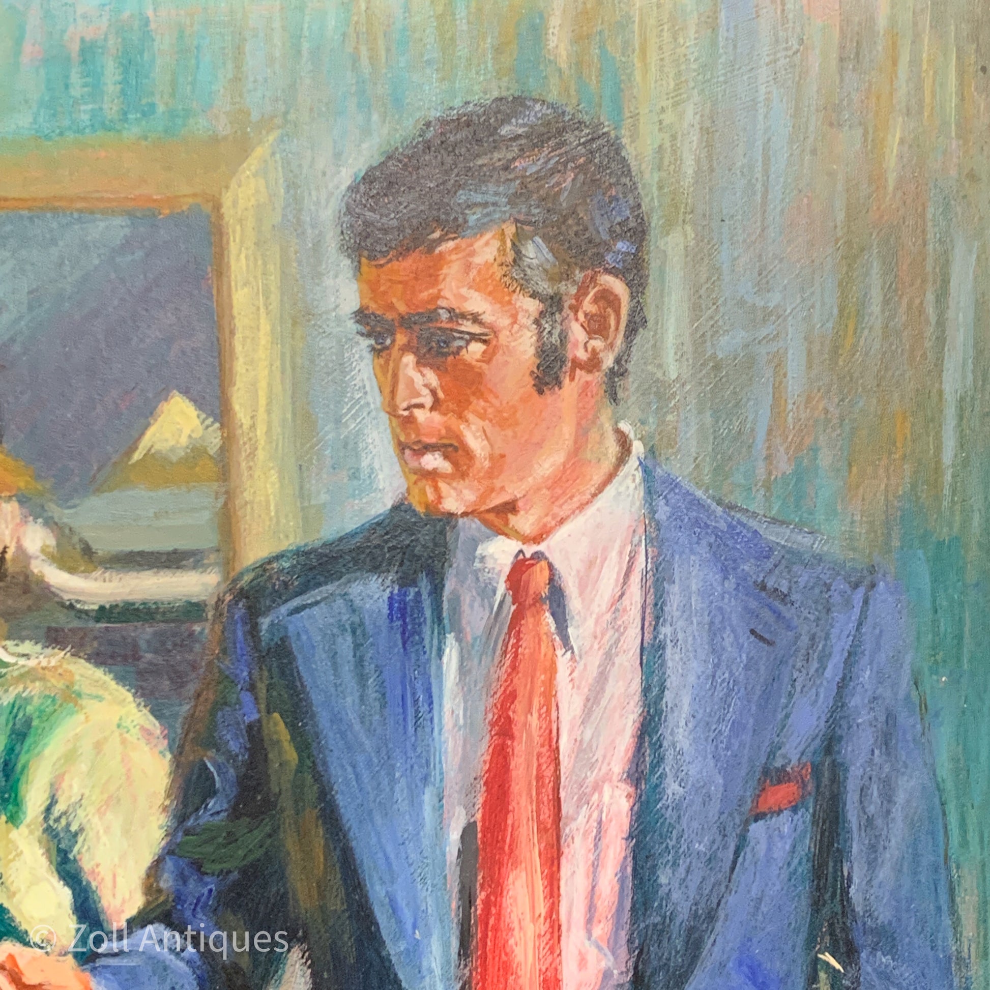 Mogens Amdi Thorsen. Gouache på papir