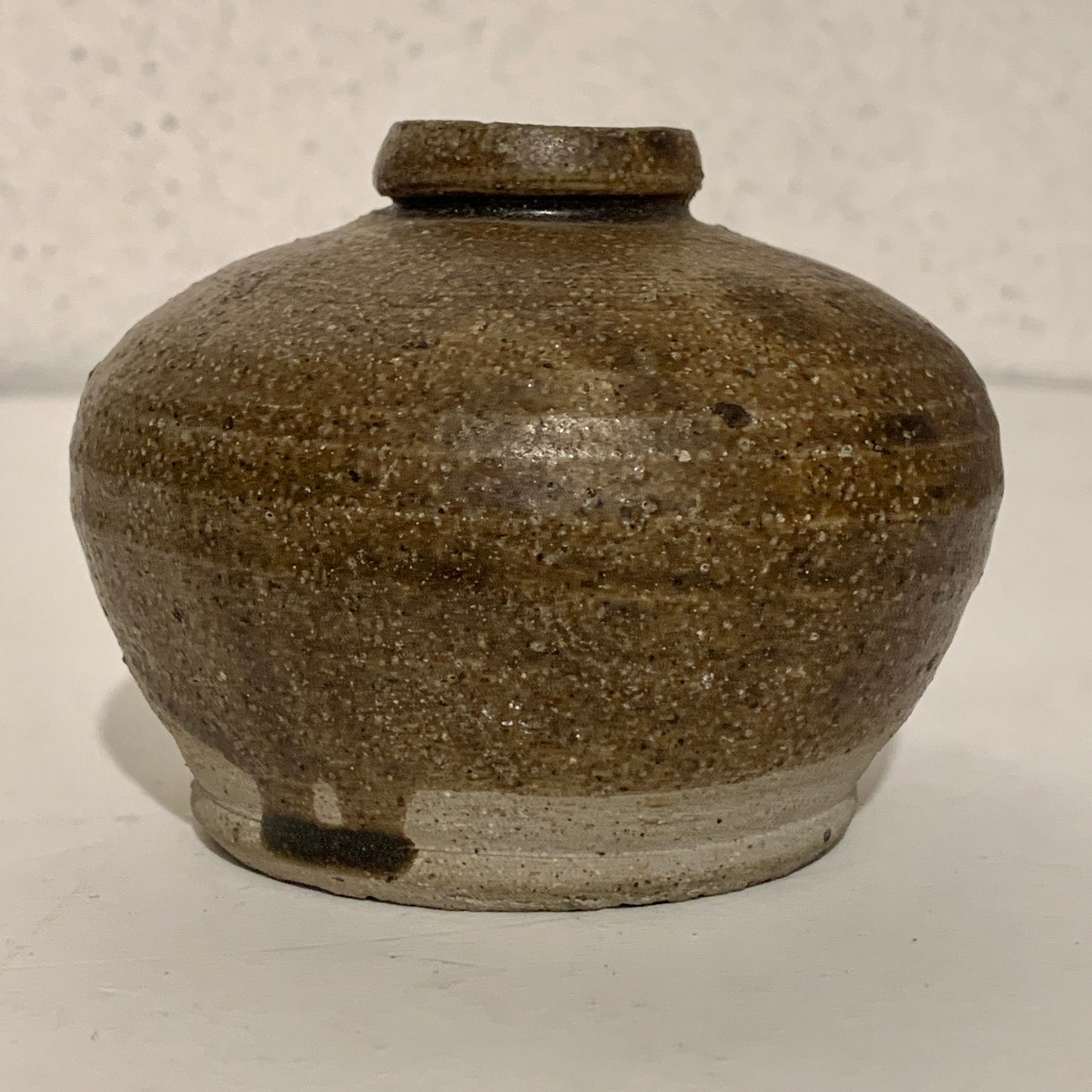 Thai Swankalok stoneware jar, from the 13th-16th centuries.