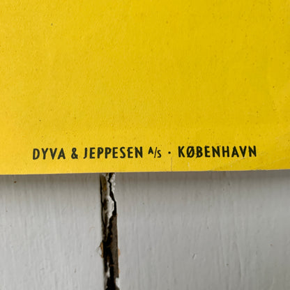 Original Dane &amp; Baxsen clown poster, from the 1960s.