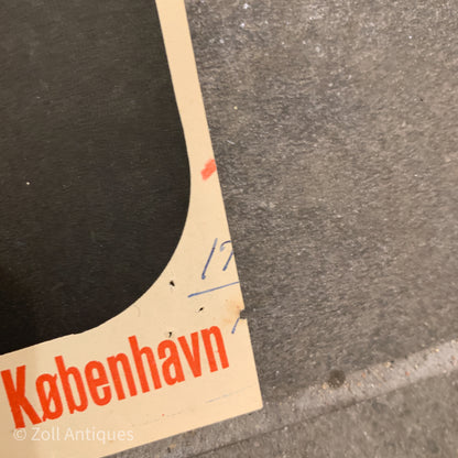 Original Danish “A Love Intermezzo” movie poster, from 1944.