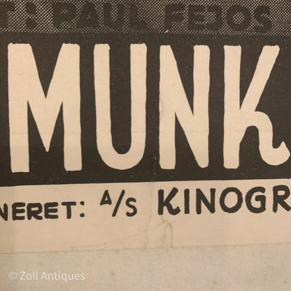 Original dansk Bodil Ipsen film plakat, fra 1930érne.