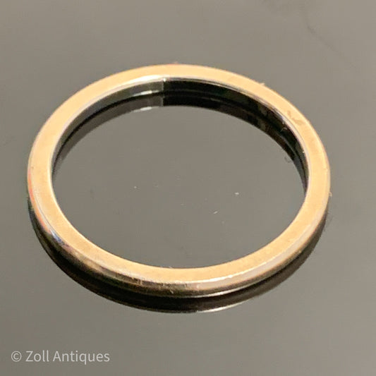 Bent Eriksson, 14 karat hvid guld ring