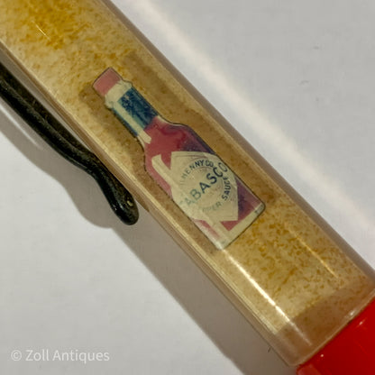 Vintage Tabasco advertising ballpoint pen from the 1900s