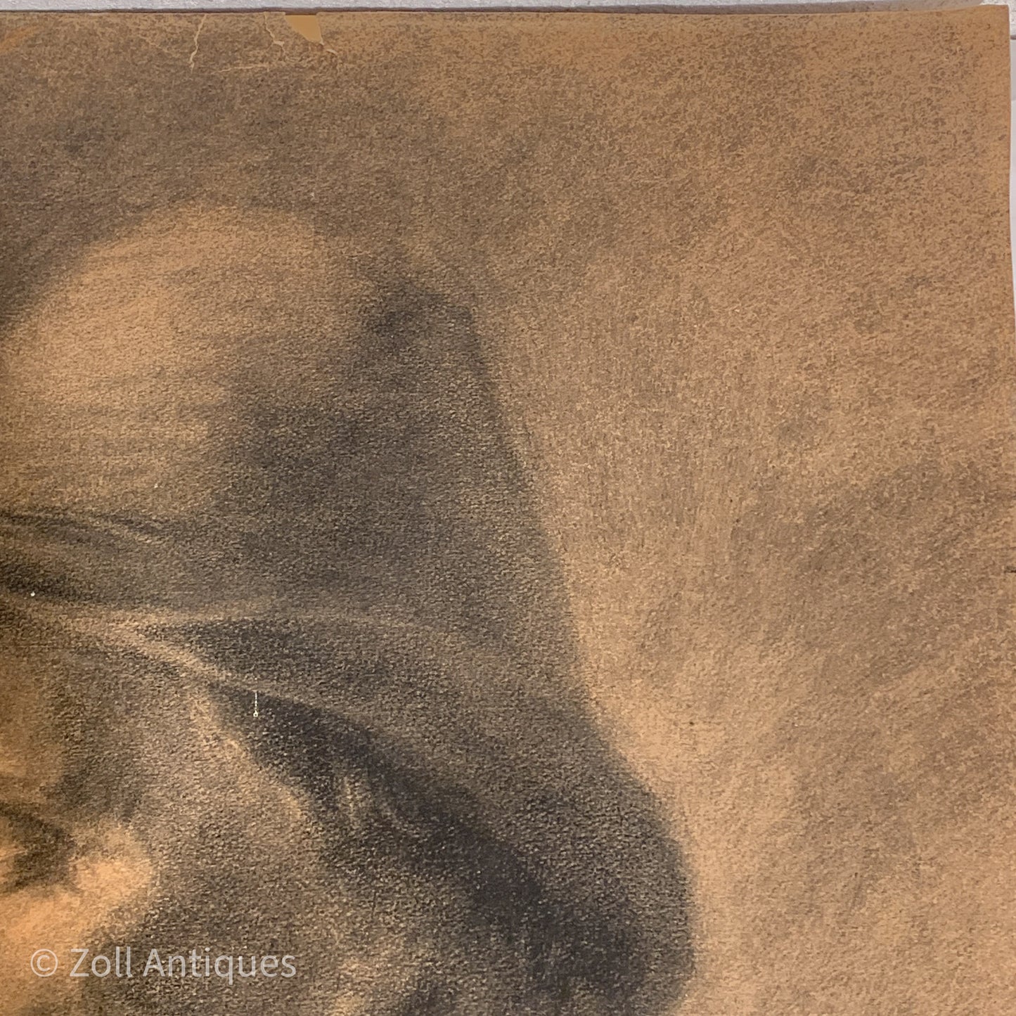 Henrik Schouboe (f.1876-1949) original portræt kultegning