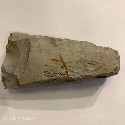 Dansk oldsag. Flintøkse fragtment. Yngre stenalder.